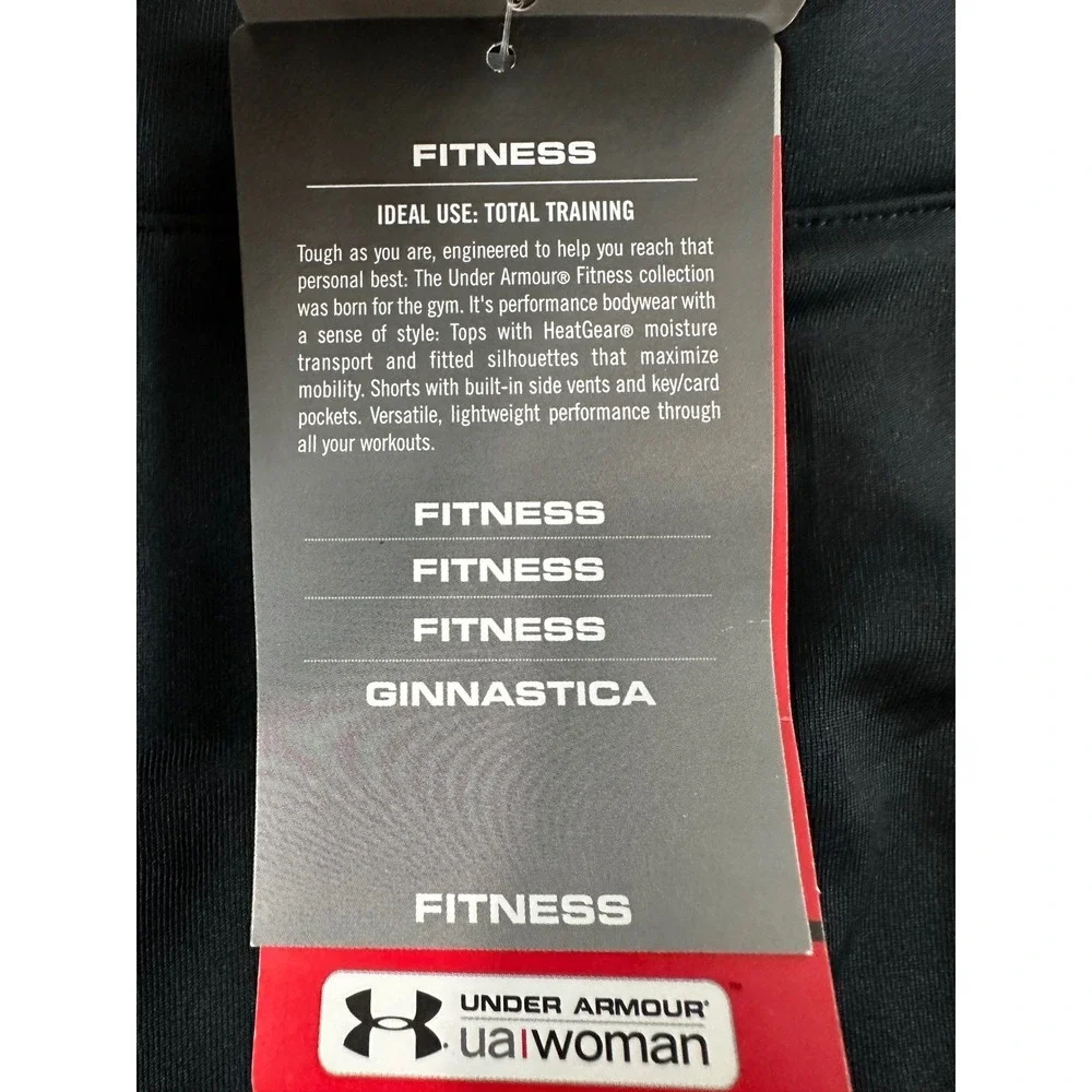 Under‎ Armour HeatGear Compression Shorts Womens Size XS  Black NEW